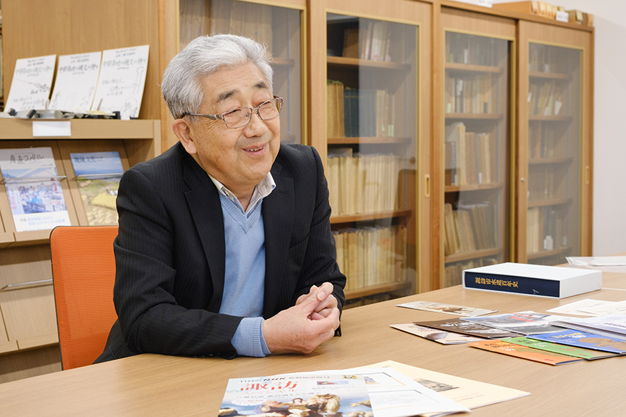 写真：大昔調査会 代表理事の髙見俊樹さん